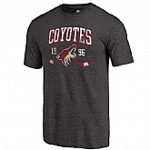 Arizona Coyotes Fanatics Branded Black Vintage Collection Line Shift Tri Blend T-Shirt,baseball caps,new era cap wholesale,wholesale hats